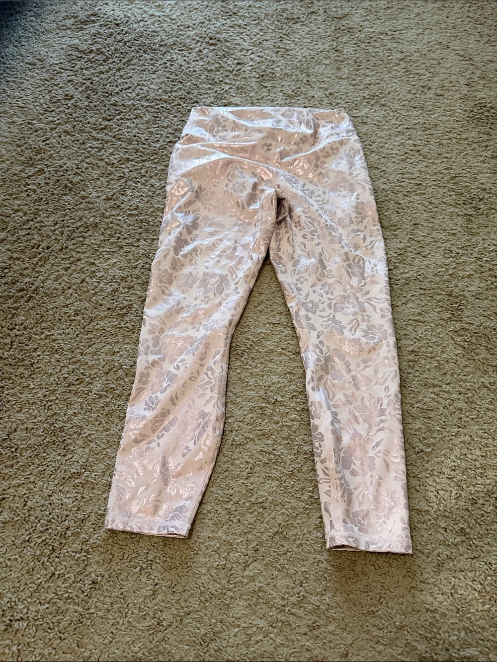 Floral Jacquard Pink Fabletics leggings